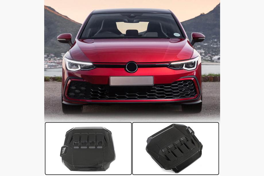 Volkswagen Golf 8 2019- Cache moteur (pour GTI, carbone) Image