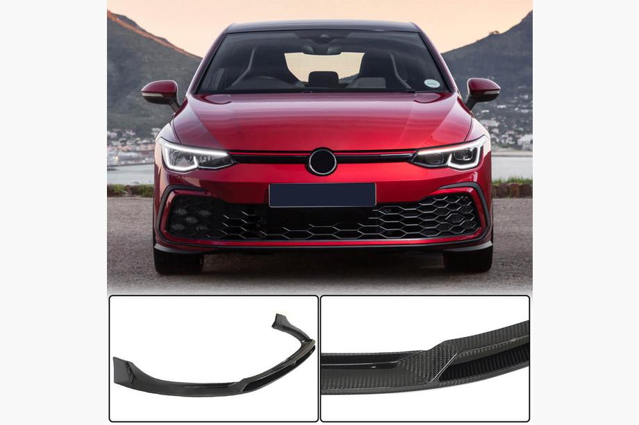 Volkswagen Golf 8 2019- Lame de Pare-chocs Avant (pour GTI HB, Carbone Sec) Image