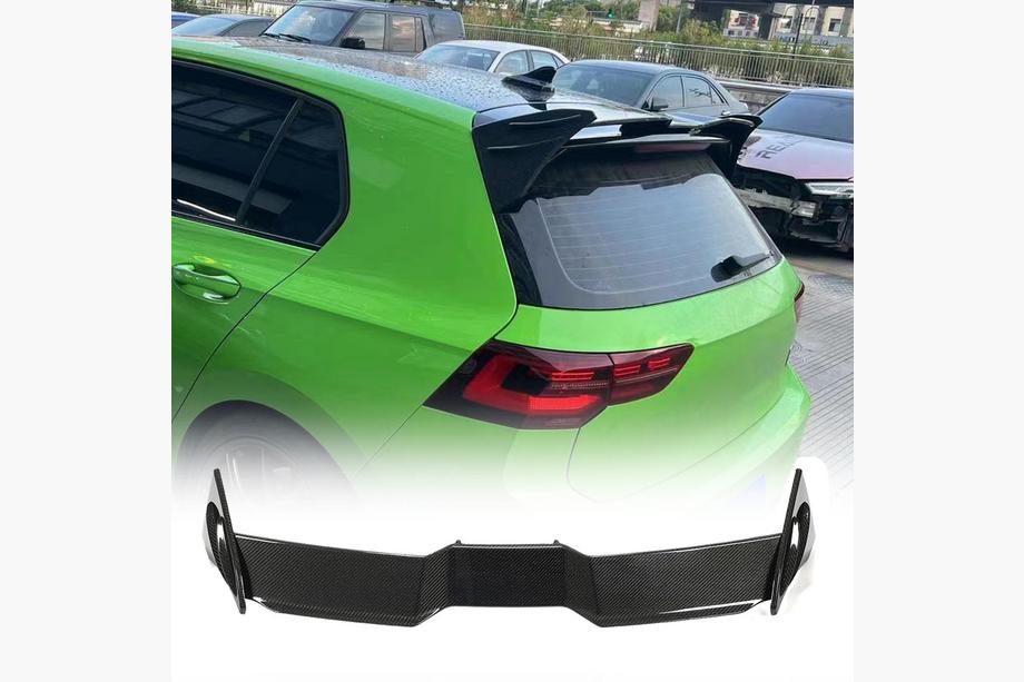 Volkswagen Golf 8 2019- Aileron V2 (pour GTI/R EU 2019-2024, Carbone) Image