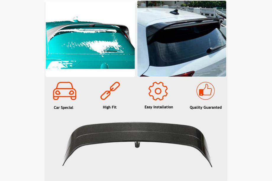 Volkswagen Golf 8 2019- Kit carrosserie complet carbone (pour R EU HB 2019-2024), Carbone Photo 5