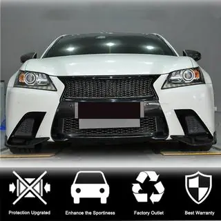 Couvre Pare-chocs Avant en Carbone (pour F-Sport 2011-2015) Lexus GS 2011-2020 photo 3