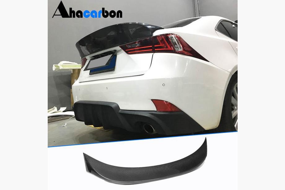 Lexus IS 2013- Spoiler V4 (pour 2013-2020, Carbone) Image