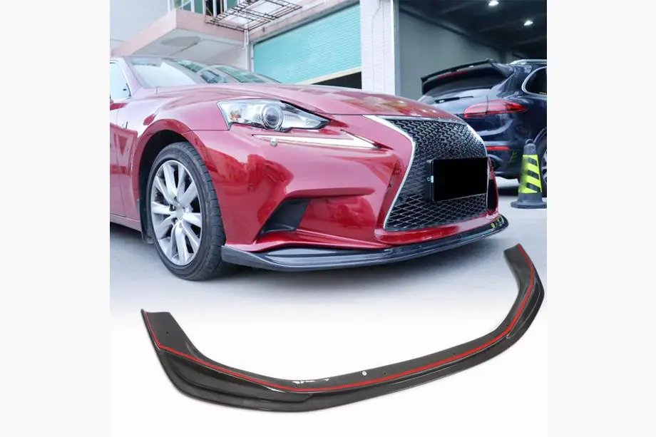 Lexus IS 2013- Lame de Pare-chocs Avant (pour F-Sport 2013-2016, Carbone) Photo 1
