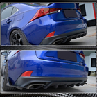 Lexus IS 2013- Diffuseur de pare-chocs arrière (pour Base/F-Sport 2016-2020, Carbone) photo 1