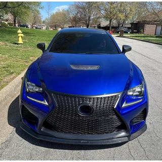Extension de lame avant (pour RC F 2014-2018, Carbone) Lexus RC 200t 2014- photo 2