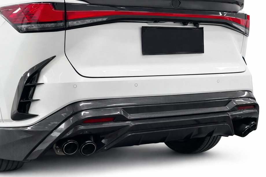 Lexus RX 2022- Cache pare-chocs arrière en carbone Image