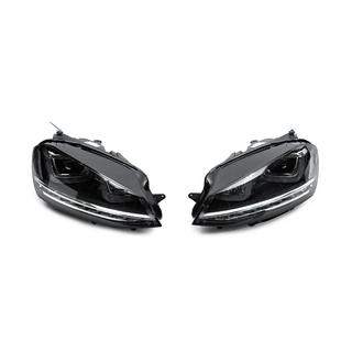 Phares avant (2012-2017, clignotant dynamique, 2 pcs) Volkswagen Golf 7/E-Golf 2012-2020 photo 2
