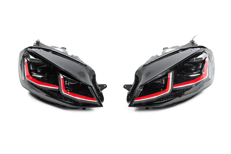 Volkswagen Golf 7/E-Golf 2012-2020 Phares avant Red (2012-2017, 2 pcs) Image