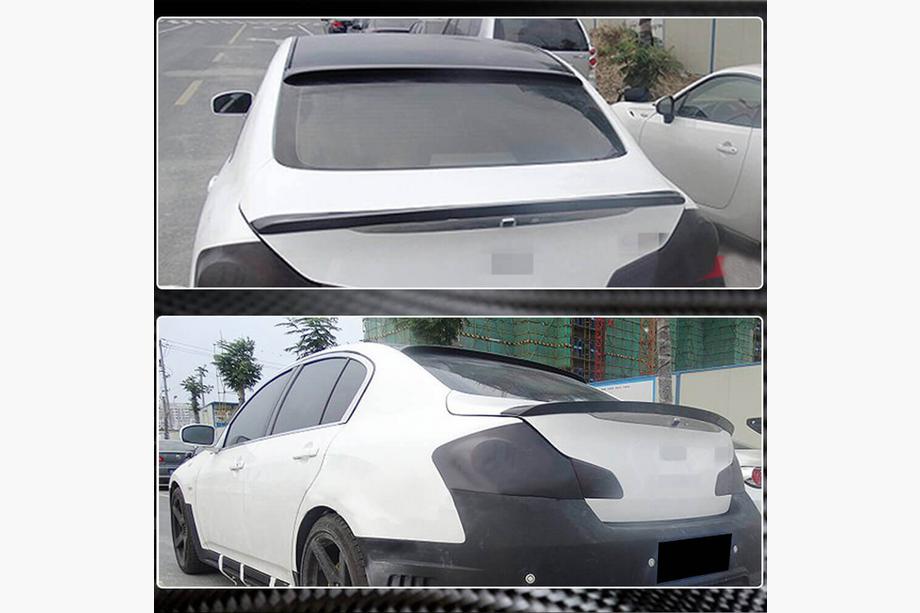 Infiniti G25/G35/37 (V36/CV36) 2006-2015 Casquette SD en carbone (pour G37 2009-2013, G25 2011-2012) Photo 5