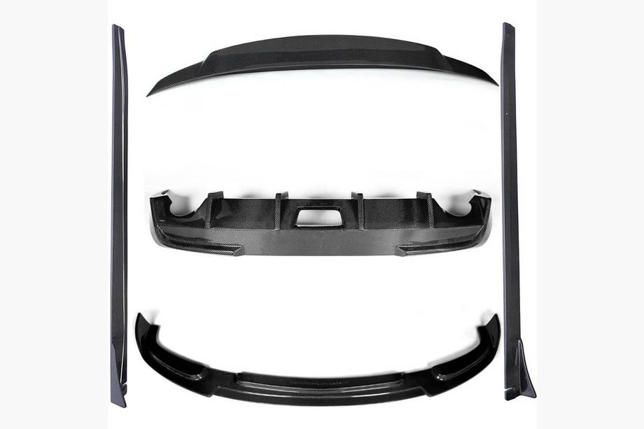 Infiniti G25/G35/37 (V36/CV36) 2006-2015 Kit carrosserie complet carbone (pour G37 SD 2009-2013, Carbone) Image