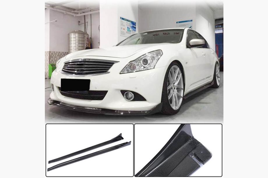 Infiniti G25/G35/37 (V36/CV36) 2006-2015 Bas de Caisse (pour G37 SD 2009-2013, Carbone) Image