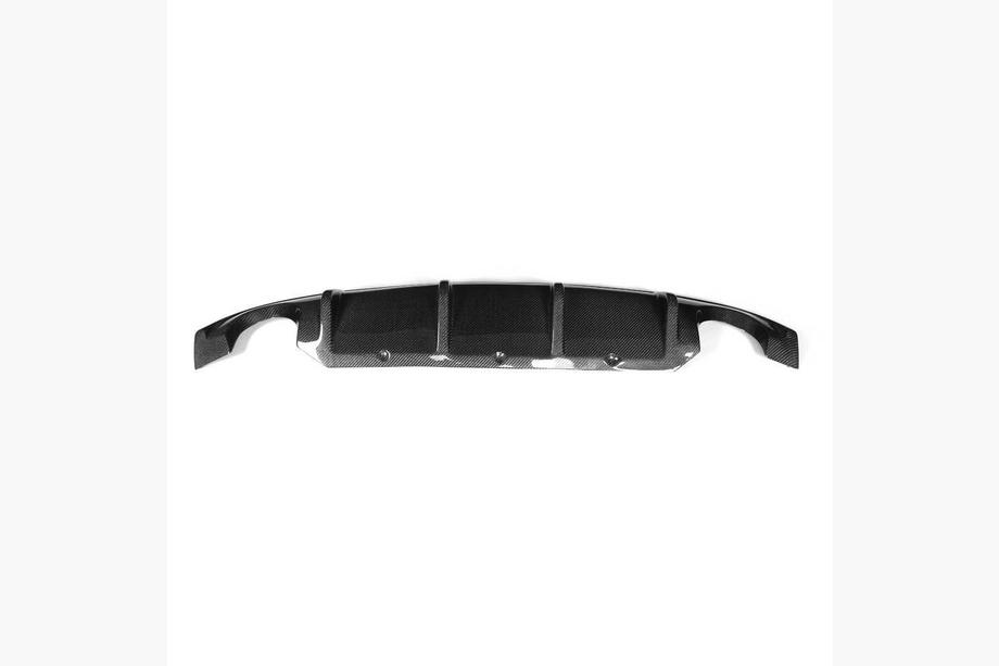 Infiniti Q50/Q60 2013-2024 Diffuseur de Pare-chocs Arrière V1 pour Q50 Base/Sport 2014-2017, Carbone Photo 8