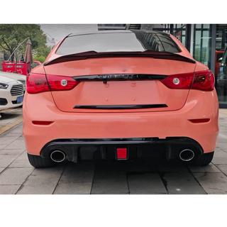 Diffuseur de Pare-chocs Arrière V2 pour Q50 Base/Sport 2014-2017 Carbone photo 2