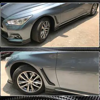 Couvre-ailes avant en carbone (pour Q50 Base/Sport 2014-2020) Infiniti Q50/Q60 2013-2024 photo 3
