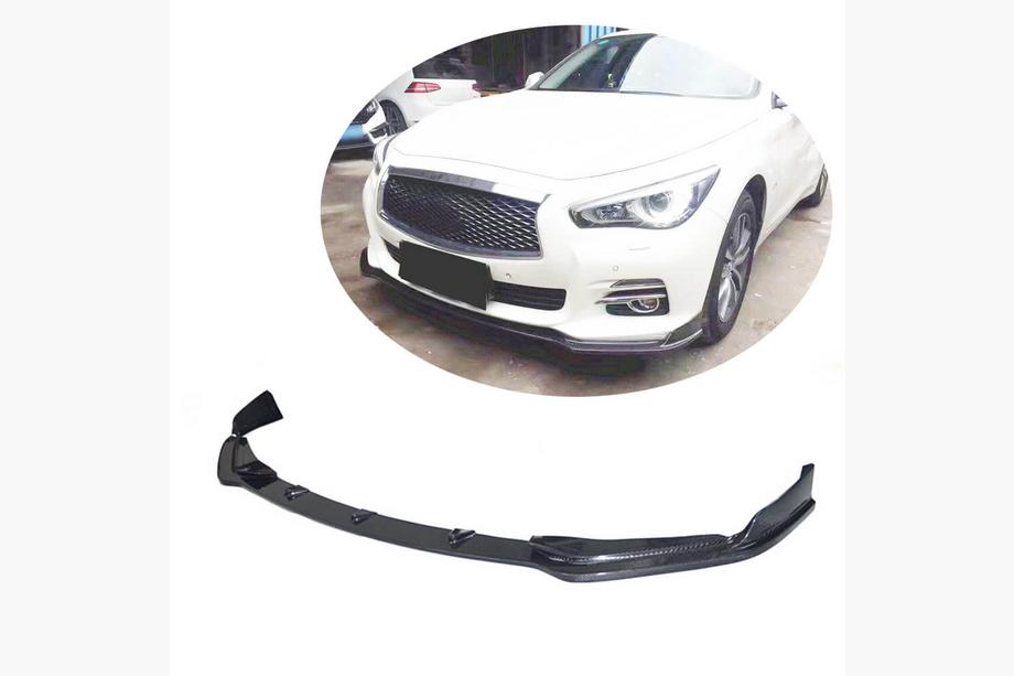 Infiniti Q50/Q60 2013-2024 Lame Avant V1 pour Q50 Base 2014-2017 Carbone Photo 1