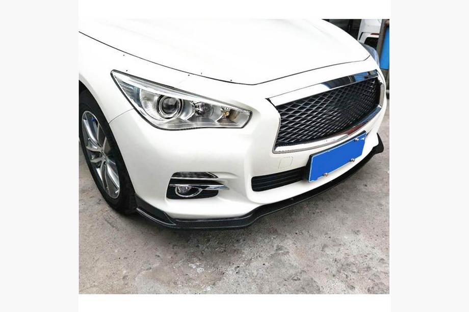 Infiniti Q50/Q60 2013-2024 Lame Avant V1 pour Q50 Base 2014-2017 Carbone Photo 3