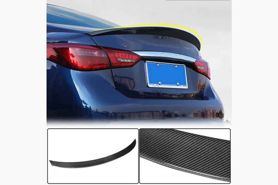 Infiniti Q50/Q60 2013-2024 Aileron V7 (pour Q50, Carbone) Image