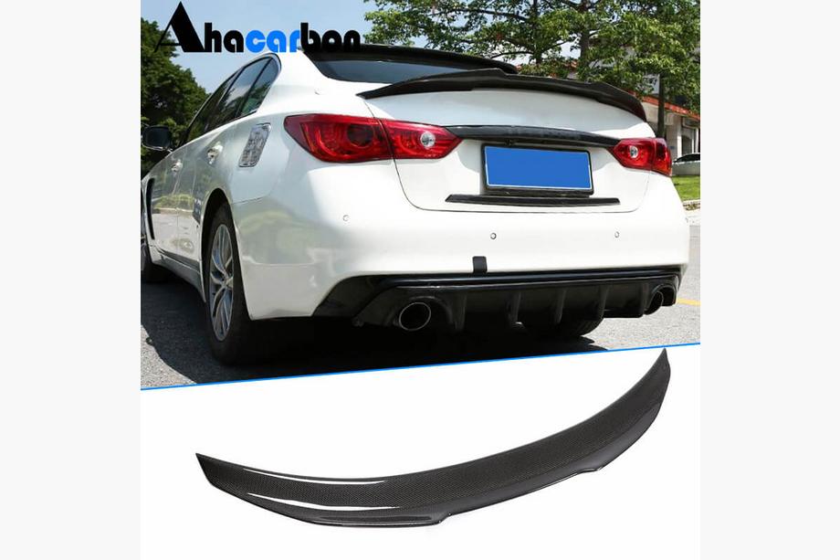 Infiniti Q50/Q60 2013-2024 Aileron V5 (pour Q50, Carbone) Image