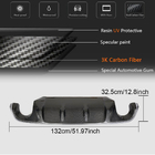 Infiniti Q50/Q60 2013-2024 Diffuseur de Pare-chocs Arrière V2 pour Q50 Base/Sport 2018-2023 Carbone photo 5