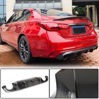 Diffuseur de Pare-chocs Arrière V2 pour Q50 Base/Sport 2018-2023 Carbone Infiniti Q50/Q60 2013-2024 photo 1