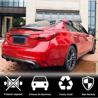 Diffuseur de Pare-chocs Arrière V2 pour Q50 Base/Sport 2018-2023 Carbone Infiniti Q50/Q60 2013-2024 photo 2