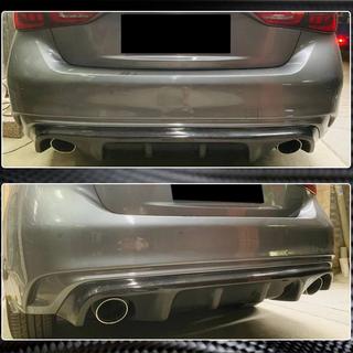 Diffuseur de Pare-chocs Arrière V2 pour Q50 Base/Sport 2018-2023 Carbone Infiniti Q50/Q60 2013-2024 photo 4