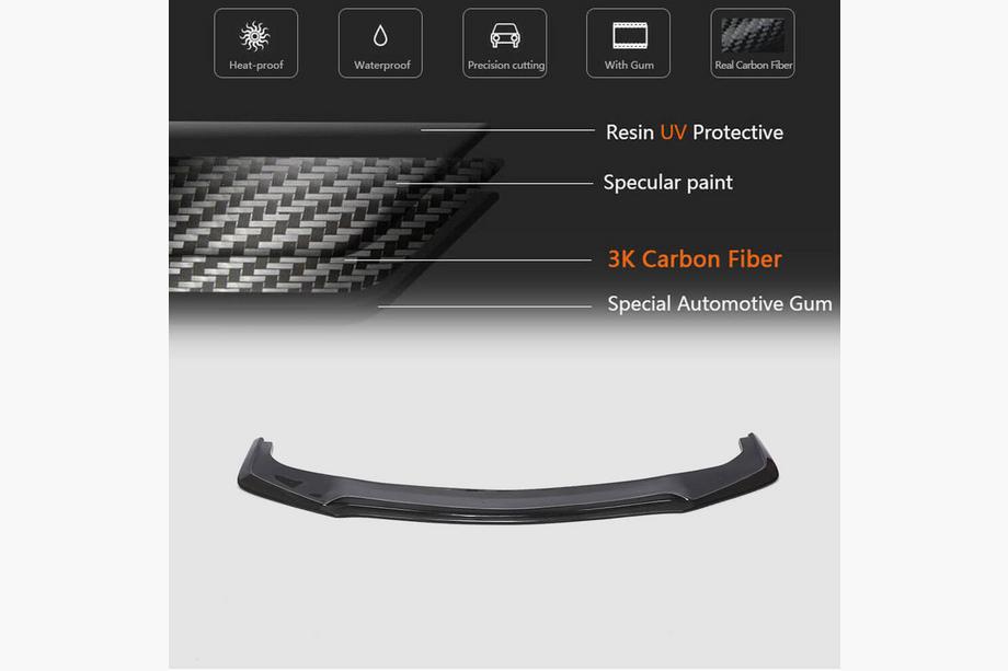 Infiniti Q50/Q60 2013-2024 Lame Avant V1 pour Q50 Sport 2014-2017 Carbone Photo 5