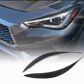 Coques de phares / paupières (pour Q60 2016-2022, Carbone) Infiniti Q50/Q60 2013-2024 photo 1
