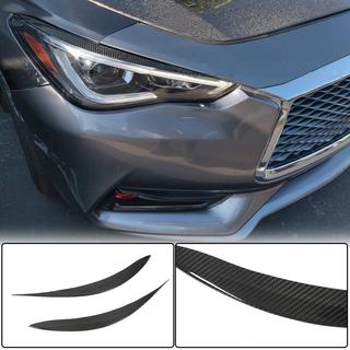 Coques de phares / paupières (pour Q60 2016-2022, Carbone) Infiniti Q50/Q60 2013-2024 photo 2