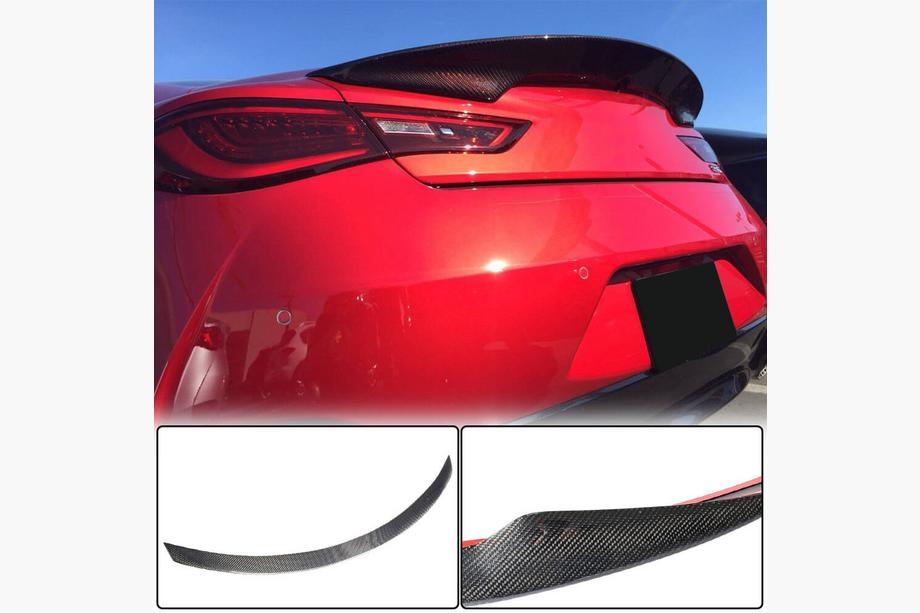 Infiniti Q50/Q60 2013-2024 Aileron V4 (pour Q60 2016-2022, Carbone) Image