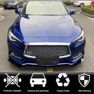 Lame Avant V2 pour Q60 2016-2022 Carbone Infiniti Q50/Q60 2013-2024 photo 2