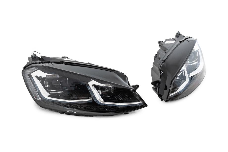 Volkswagen Golf 7/E-Golf 2012-2020 Phares avant avec modules Silver FullLed Style (2012-2017, kit de 2) Photo 5