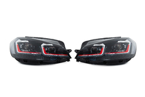 Volkswagen Golf 7/E-Golf 2012-2020 Phares Avant Red (2017-2020, 2 pcs) photo 2