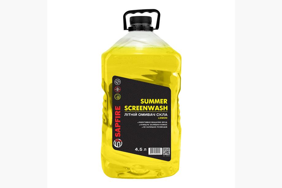 Lave-glace été SAPFIRE Summer Screenwash 4,5L - Citron Image
