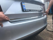 Skoda Rapid 2012-2019 Baguette de coffre inox Carmos - Acier Inoxydable Turc photo 1