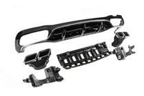 Mercedes E-class W213 2016-2023 Diffuseur Arrière avec Sorties E63-Design Argent (pour AMG/AMG-Line 2016-2020) photo 3