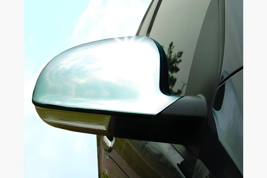 Skoda Superb 2001-2009 Coques de Rétroviseurs (2 pcs, Acier Inoxydable) Image