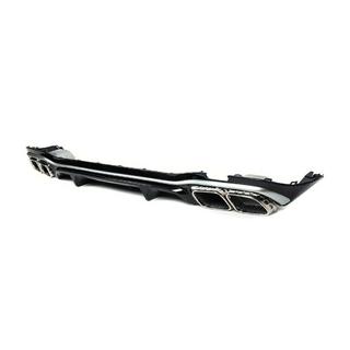 Diffuseur arrière avec embouts d’échappement E63-Desgin Silver (pour AMG/AMG-Line 2020-2024) photo 4