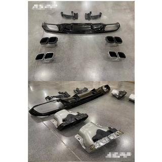 Diffuseur Arrière avec Sorties Argent (pour Base, Design E63 2020-2024) photo 2