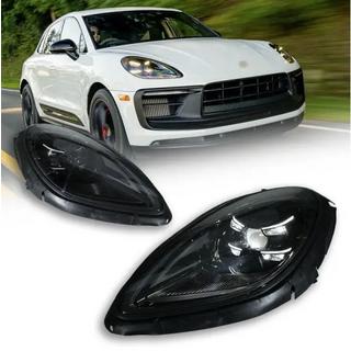 Phares avant noirs (pour 2018-2021, 2 pcs) Porsche Macan 2014-2024