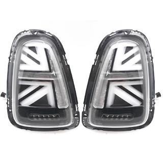 Feux arrière LED style Union Jack Black V-2 (2 pcs) Mini Cooper R56/57 2006-2014