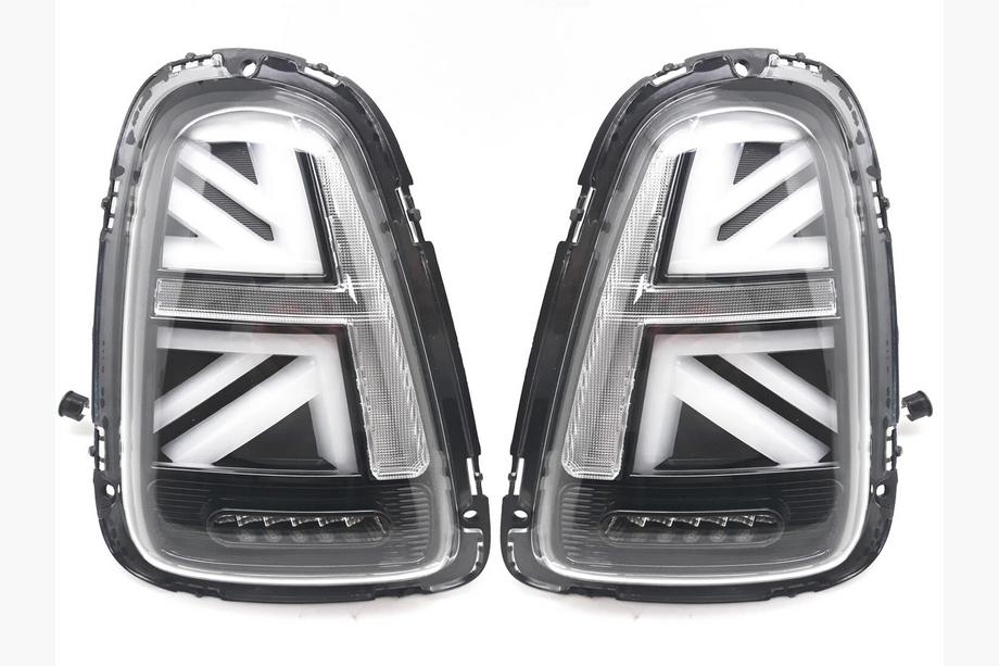 Mini Cooper R56/57 2006-2014 Feux arrière LED style Union Jack Black V-2 (2 pcs) Image