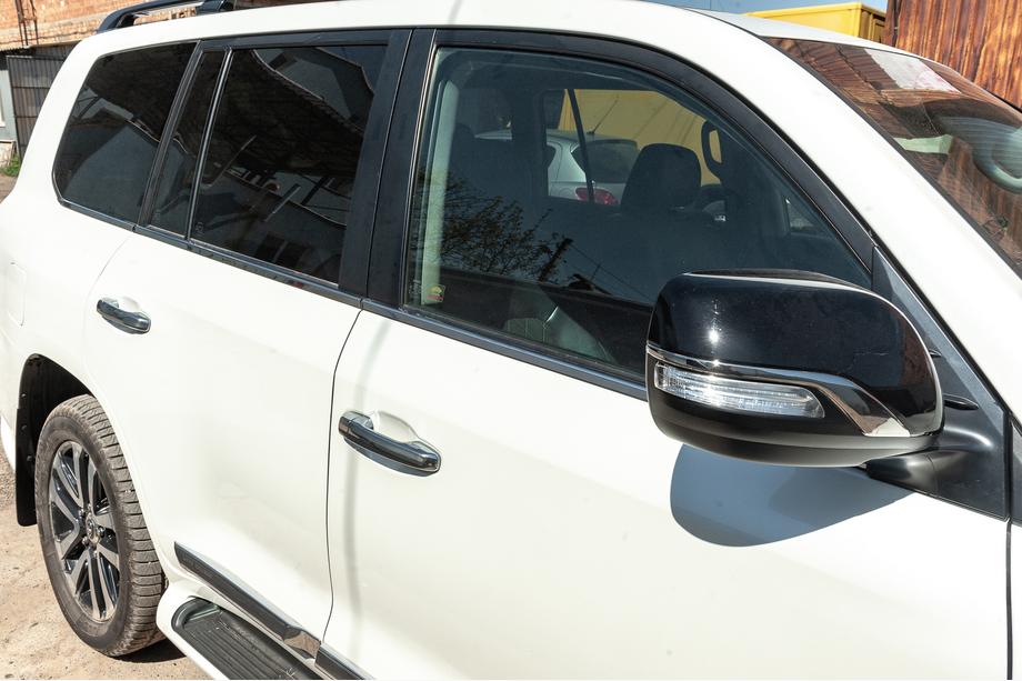 Toyota Land Cruiser 200 2007-2021 Moulures de vitre (6 pcs, inox) OmsaLine - Acier Inoxydable Italien Photo 14