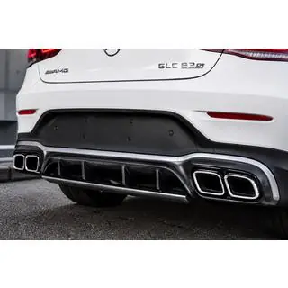 Diffuseur Arrière avec Sorties Argent (Design AMG63 2020-2022) photo 2