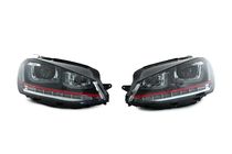 Volkswagen Golf 7/E-Golf 2012-2020 Phares avant Red-V2 (2012-2017, clignotants dynamiques, 2 pcs) photo 3