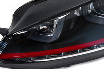 Volkswagen Golf 7/E-Golf 2012-2020 Phares avant Red-V2 (2012-2017, clignotants dynamiques, 2 pcs) photo 12