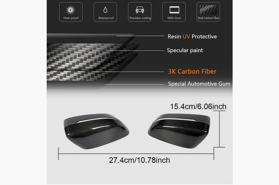 BMW 7 Series G11/G12 2015-2022 Coques de Rétroviseurs M-Look V3 (Carbone) Photo 5