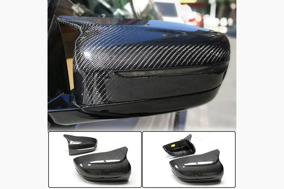 BMW 8 Series G14/G15/G16 2018- Coques de Rétroviseurs M-Look V2 (2018-2021, Carbone) Photo 2