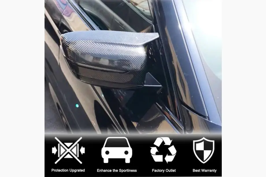 BMW 8 Series G14/G15/G16 2018- Coques de Rétroviseurs M-Look V2 (2018-2021, Carbone) Photo 6