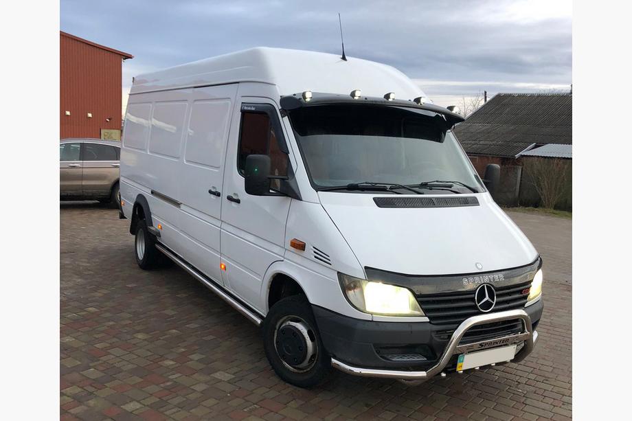 Mercedes Sprinter W901/902/903/904/905 1995–2006 Pare-buffle Exclusive (inox) Photo 3